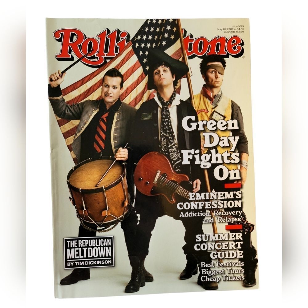 Rolling Stone issue 1079 May 28 2009 featuring Green Day